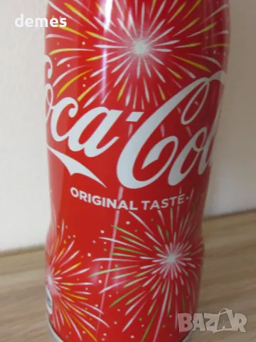 Оригинална метална бутилка Coca Cola от Япония, празно , снимка 3 - Колекции - 48284778