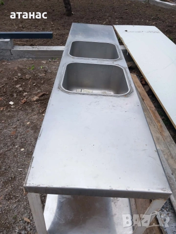 Две маси от неръждавейка, снимка 3 - Други стоки за дома - 54057459