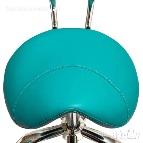 Професионален работен стол с облегалка, снимка 3 - Фризьорски столове - 51319327