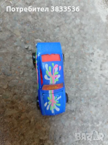 Ранно произв. рядък модел количка Hotwheels Custom Cal Camaro 67, снимка 4 - Колекции - 50108333