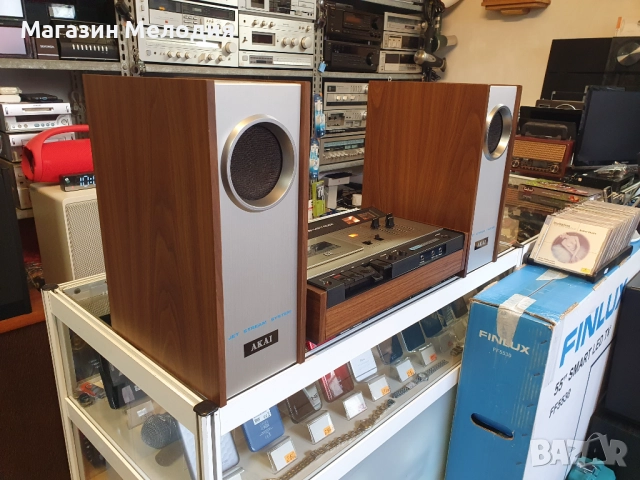Аудиосистема / Stereo cassette recorder AKAI GXC-36 Касетен стерео  касетофон  с две тонколони и вгр, снимка 3 - Аудиосистеми - 41037502