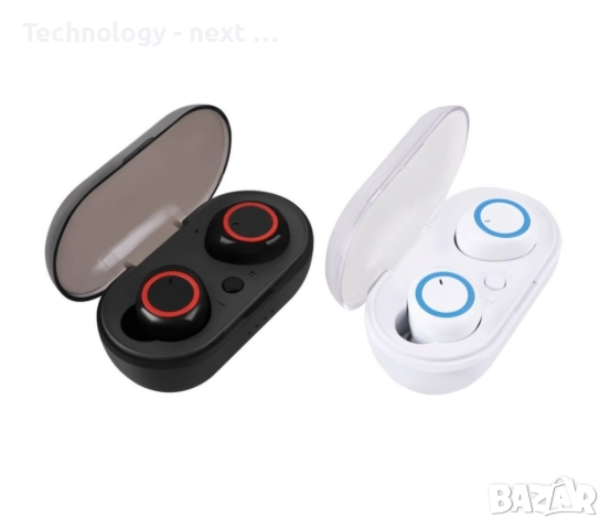 Bluetooth слушалки, Y50, BT 5.3 версия, безжични, iOS/Android съвместими, сензорно управление, снимка 8 - Bluetooth слушалки - 52633488