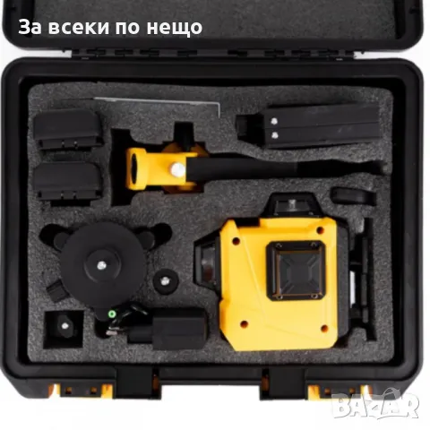 4D лазерен нивелир с 16 линии (четири точков), самонивелиращ се, със зелен лазер StahlMayer, снимка 7 - Измервателни инструменти - 50335574