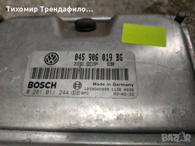 ECU SEAT IBIZA 1.4 TDI AMF 045 906 019 BG, 045906019BG,0 281 011 244, 0281011244, 1039S02899 компют 