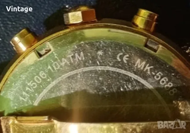 Бижу дамски часовник MICHAEL KORS MK-5688 с кристали,хронограф, снимка 6 - Дамски - 55809028