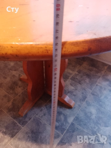 Масивна дървена маса , снимка 5 - Маси - 52001209