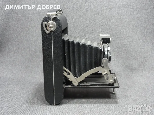 СТАР РЕТРО МЕХОВ ФОТОАПАРАТ EASTMAN KODAK BROWNIE PLIANT SIX-20 FOLDING CAMERA USA, снимка 4 - Антикварни и старинни предмети - 55717502