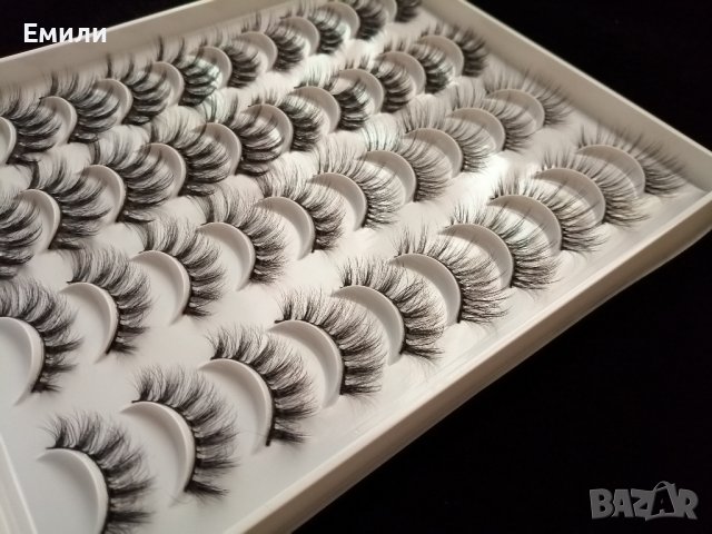 3D изкуствени мигли 20 чифта в кутия код 4403, снимка 12 - Козметика за лице - 38287643