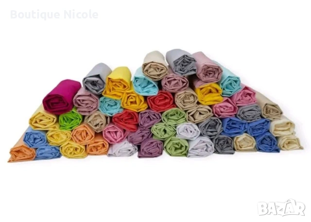 Долен чаршаф с ластик , снимка 4 - Спално бельо - 53214307