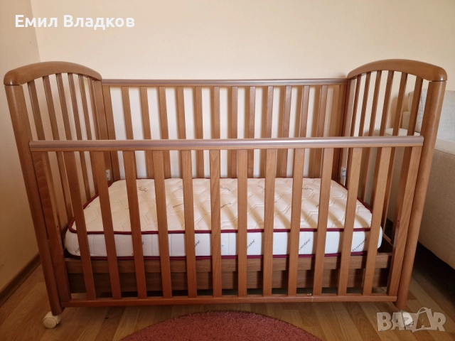 Чудесна италианска кошарка с луксозен нов матрак, снимка 3 - Кошарки - 52971028