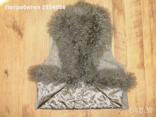 дамски, елеци естествен велур и косъм М и L/XL, снимка 10 - Елеци - 31851762