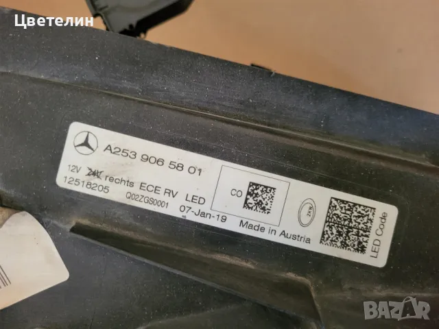Десен фар фарове Мерцедес W253 X253 GLC LED mercedes 253 А2539065801, снимка 5 - Части - 39449721