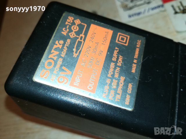 SONY AC-T56 9V ADAPTER 0412211946, снимка 6 - Други - 35029989
