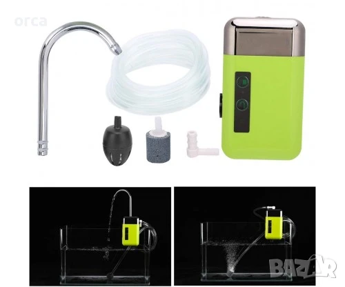 Индукционна помпа за риболов – въздух, вода и LED светлина 3 в 1, снимка 4 - Такъми - 50784476