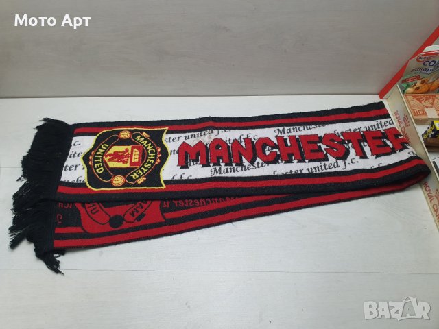 Оригинален Корекционен Футболен Шал на Manchester United F.C., снимка 4 - Футбол - 44278891