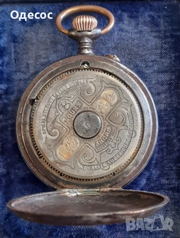 Швейцарски  джобен часовник Hebdomas, снимка 2 - Антикварни и старинни предмети - 51143689