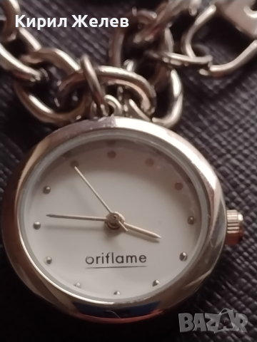 Дамски часовник гривна ОРИФЛЕЙМ много красив стилен дизайн 43403, снимка 2 - Дамски - 44710356