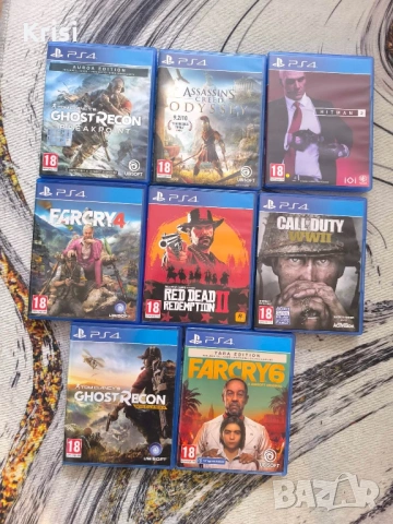 Различни видове игри за PS4