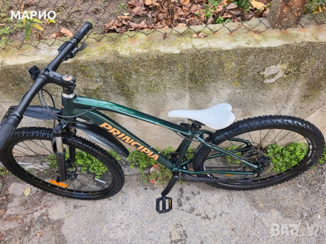 Алуминиев 27.5 цола XS размер 1x7 скорости Хидравлични дискови Princip, снимка 3 - Велосипеди - 52643213