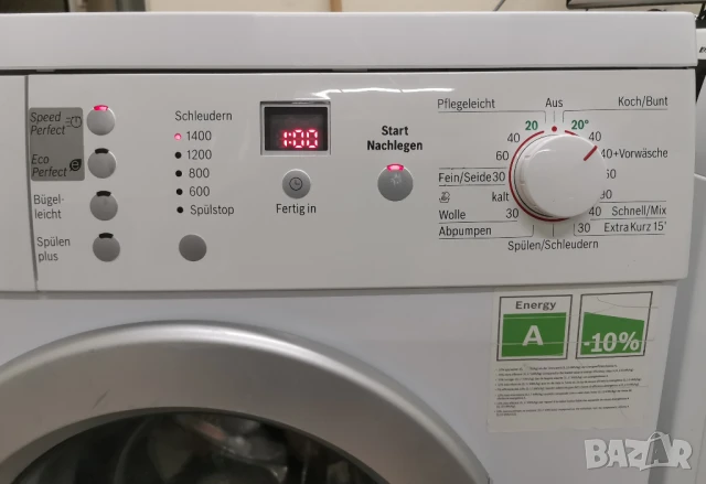 Пералня BOSCH MAXX 6 A+ -10% 6кг/ГЕРМАНИЯ, снимка 4 - Перални - 50727697