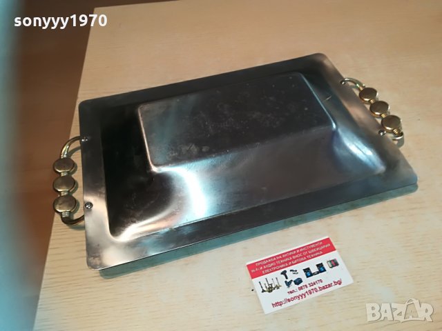 made in italy-inox 18/10 gold-внос швеицария 42х24х4см, снимка 16 - Колекции - 29952312