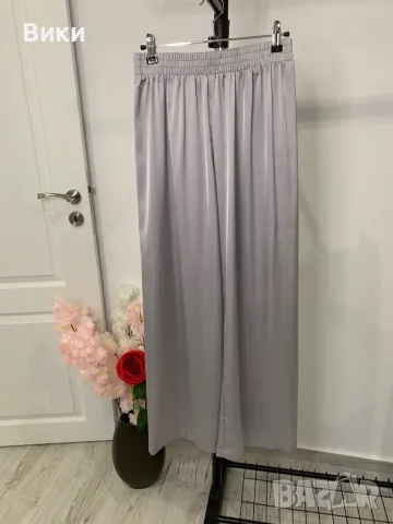 Сатенен панталон размер S-M, снимка 12 - Панталони - 49337497