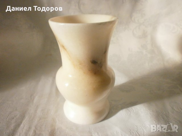  Мраморна  Вазичка, снимка 3 - Декорация за дома - 30787951
