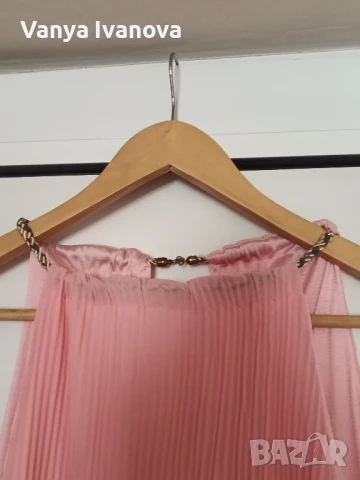 Розова дълга рокля за повод, снимка 6 - Рокли - 51089194