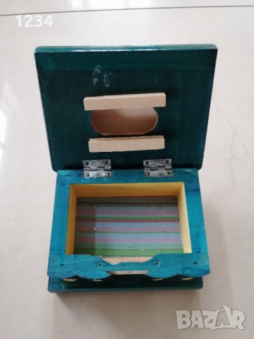 Малка дървена кутия 10.5 см. , снимка 2 - Други стоки за дома - 31233915