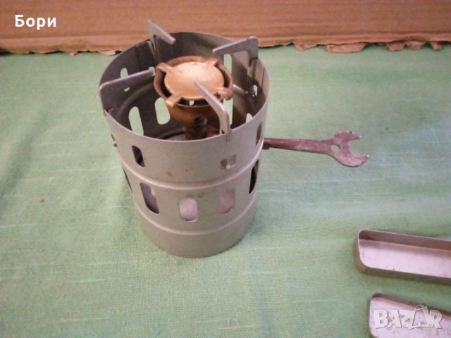 GUSTAV BARTHEL JUWEL 34 стар бензинов/спиртен котлон, снимка 2 - Други ценни предмети - 35247287