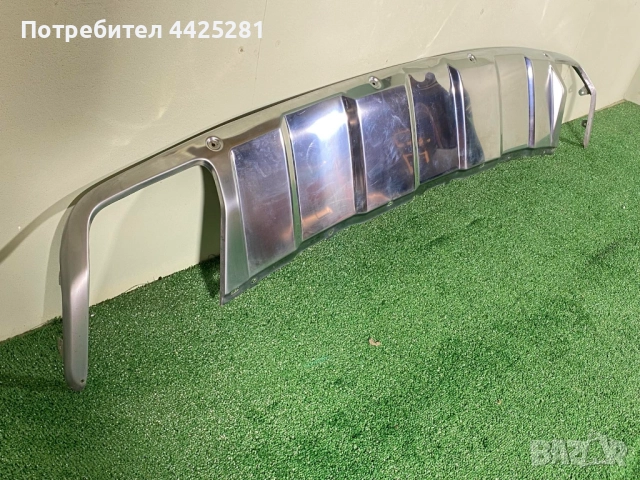 дифузьор задна броня хром Mercedes x164 GL 2007-2012 г. #1033V, снимка 3 - Части - 52593072