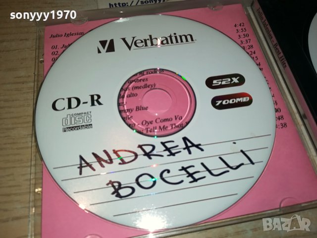 JULIO IGLESIAS & ANDREA BOCHELLI CD X2 0111231637, снимка 7 - CD дискове - 42811377