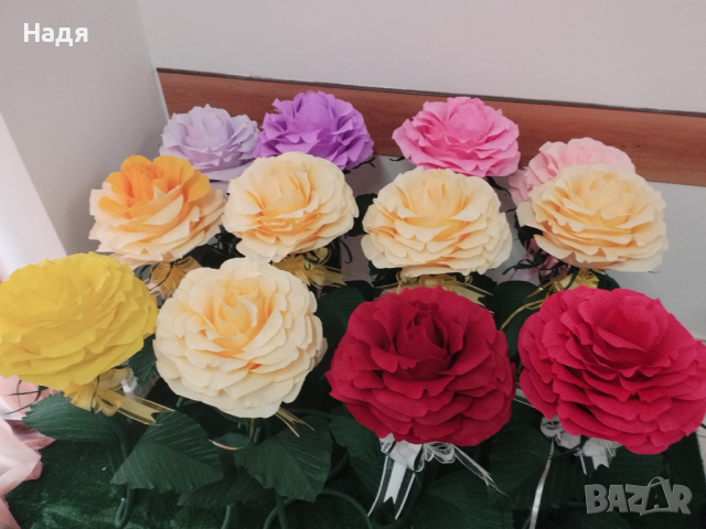 Рози за подарък или декорации, снимка 2 - Декорация за дома - 44571134