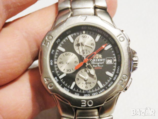 ⌚Оригинален мъжки часовник  Orient модел 2000 г.- за истинските ценители на часовн, снимка 2 - Мъжки - 31400449