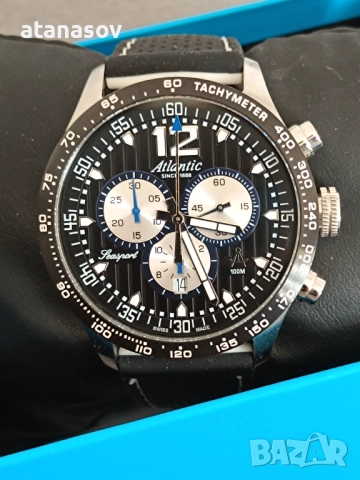 Atlantic chronograph swiss made.