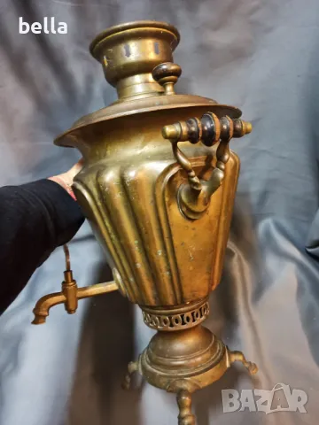 Антикварен самовар ,Руска империя ,множество печати,маркировки, снимка 2 - Антикварни и старинни предмети - 49290990