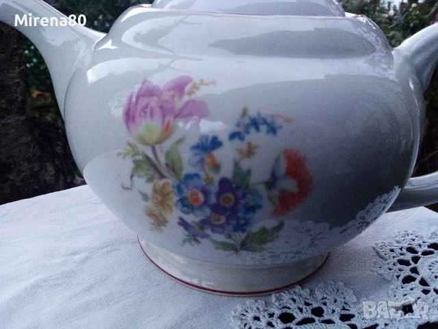 Голям български чайник, снимка 3 - Антикварни и старинни предмети - 52554443