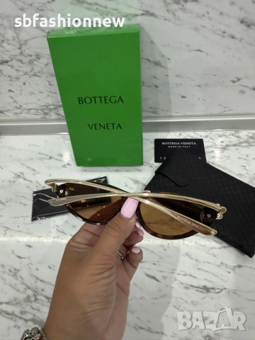Bottega Veneta тигрови очила с лого, снимка 8 - Слънчеви и диоптрични очила - 55859356