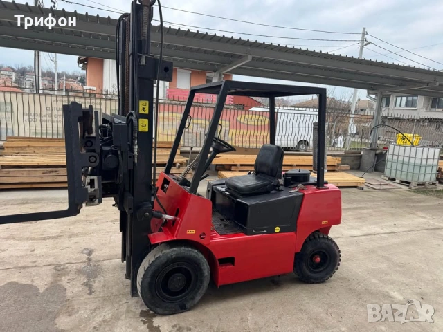 Рециклиран дизелов мотокар 2.5Т с РОТАТОР, снимка 3 - Индустриална техника - 53953945