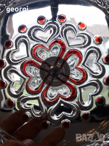 Кристална купа двуцветен кристал , снимка 4 - Сервизи - 34965425