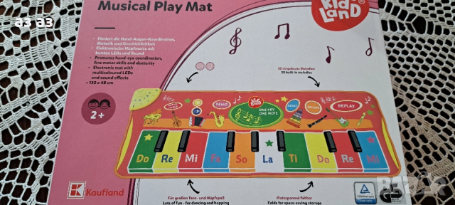 Музикална и танцова постелка/музикално килимче, снимка 2 - Музикални играчки - 52836656