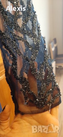 Официална дамска рокля с мъниста, снимка 4 - Рокли - 39801206