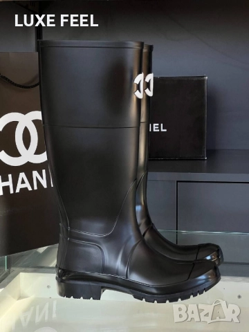 Дамски Ботуши - Гумени ⚜️ Chanel , снимка 10 - Дамски ботуши - 52482620