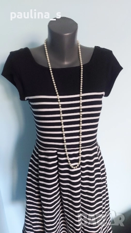 Памучна рокля с гол гръб , снимка 3 - Рокли - 52387084