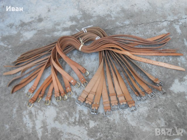 Военен колан от естествена кожа БНА, снимка 1