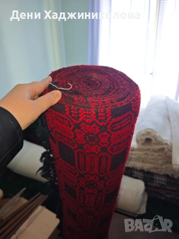 Ръчно тъкан битов плат, снимка 7 - Платове и дамаски - 54328632