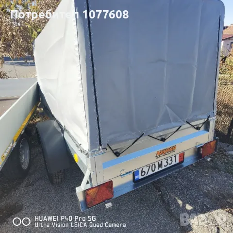 🇩🇪РЕГИСТРИРАНО ЧИСТО НОВО ТУРИСТИЧЕСКО РЕМАРКЕ С ОБЩО ДОПУСТИМА МАКСИМАЛНА МАСА 750КГ 🇩🇪, снимка 2 - Ремаркета - 43999429