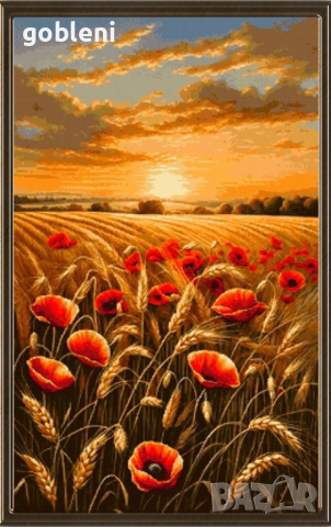 гоблен "ЛЕТЕН ЗАЛЕЗ" Д 46; размери/25*40/см.; 30 цвята (ДМЦ); 64 лв..