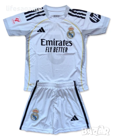 Детски футболен екип Реал Мадрид Белингам комплект Real Madrid тениска Bellingham, снимка 2 - Детски комплекти - 51039627