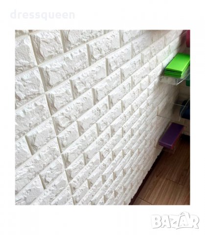 2990 Самозалепващ 3D тапет тухли за стена, снимка 5 - Други стоки за дома - 34257932